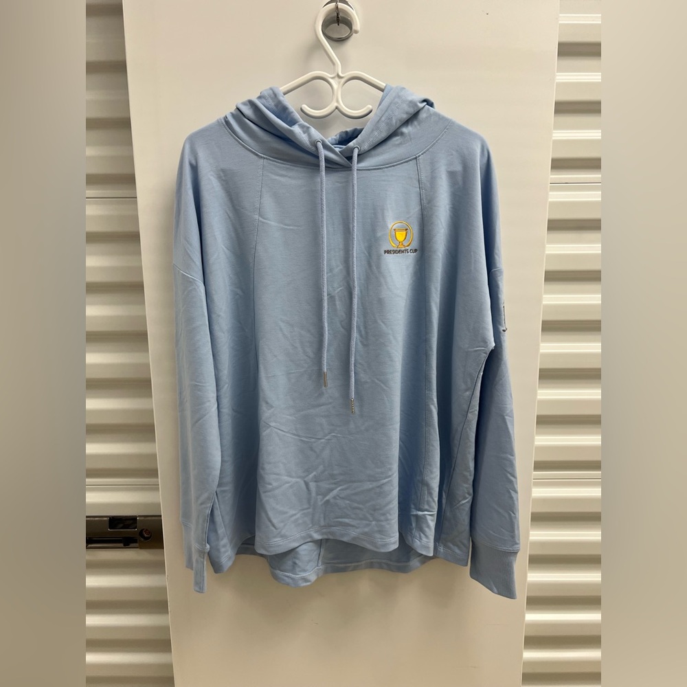 Presidents Cup Light Blue Golf Sweater